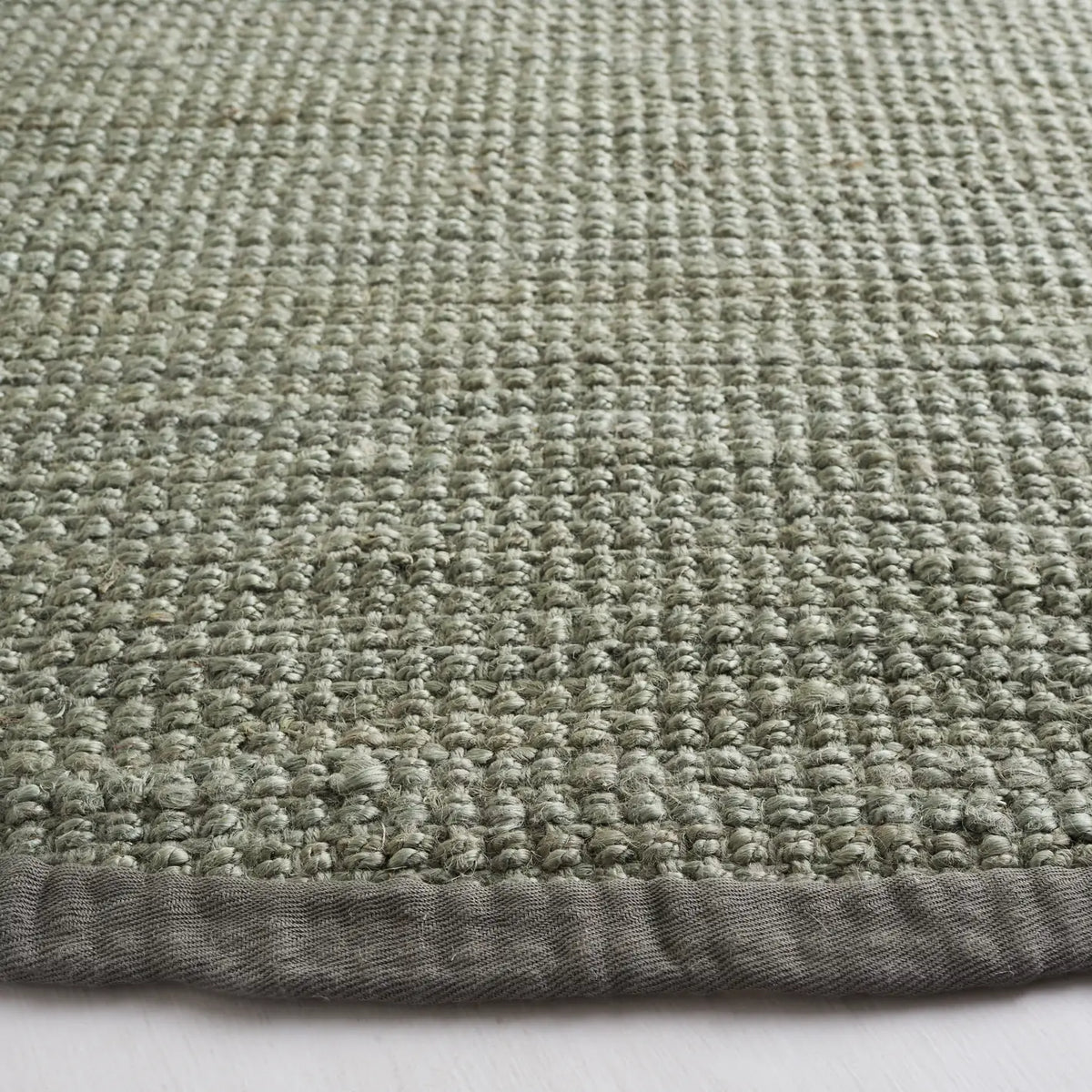 Safavieh Natural Fiber 5'-0" x 5'-0" Rug in Green / Grey