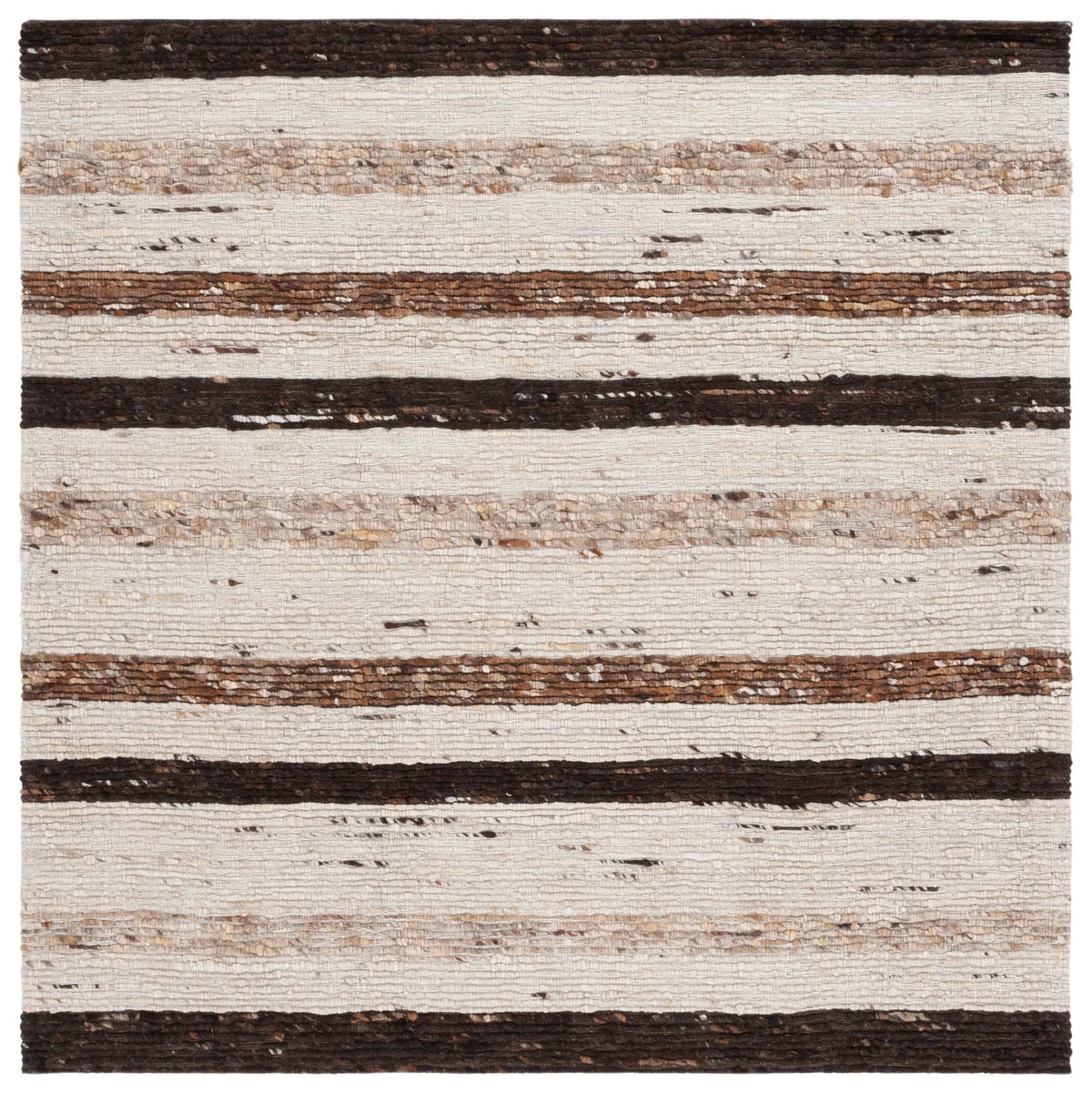 Safavieh Marbella 6'-0" x 6'-0" Rug in Brown / Beige