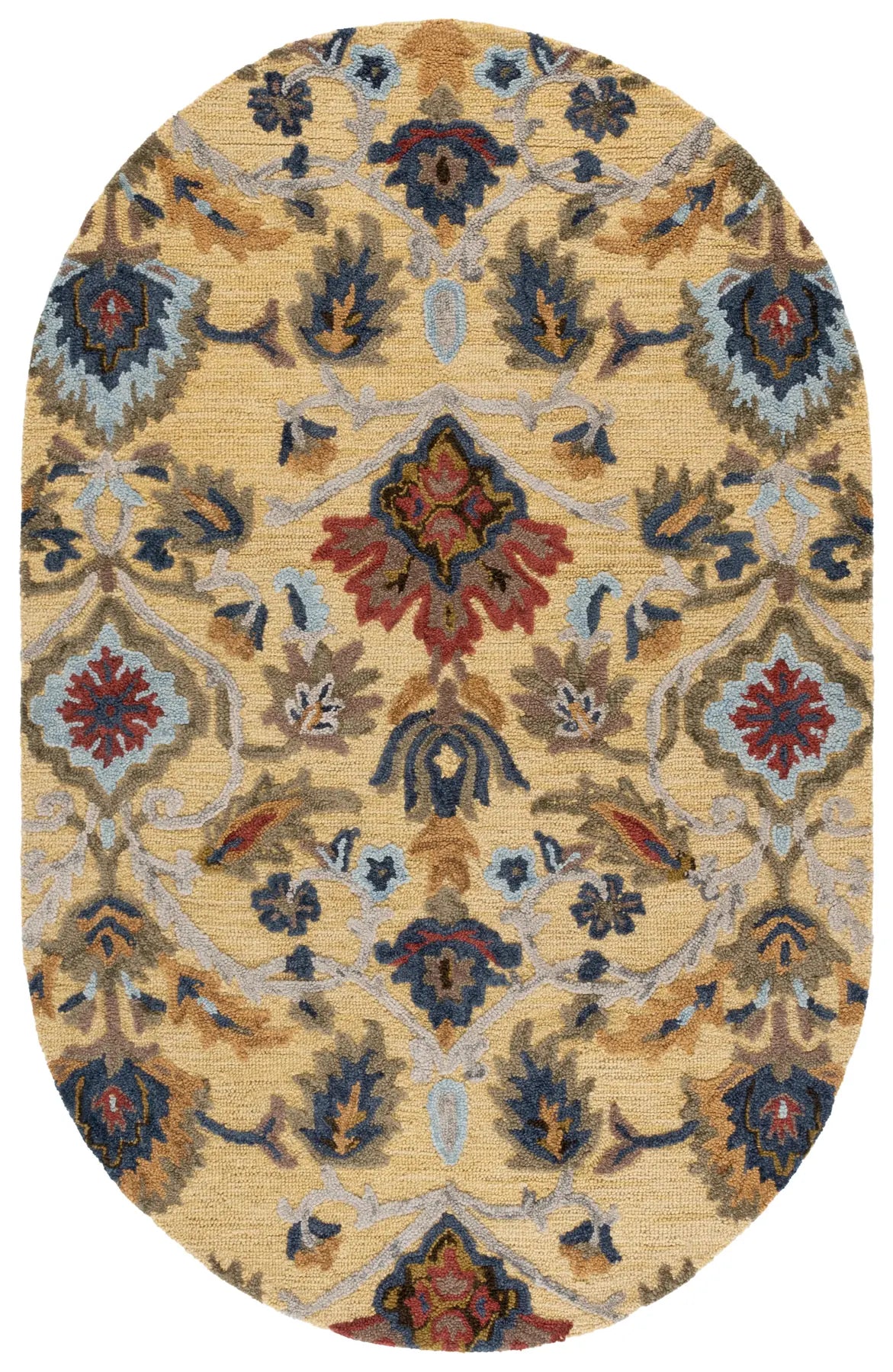 Safavieh Blossom 5'-0" x 8'-0" Rug in Gold / Multi