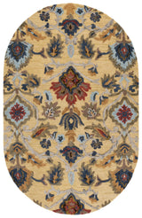 Safavieh Blossom 5'-0" x 8'-0" Rug in Gold / Multi