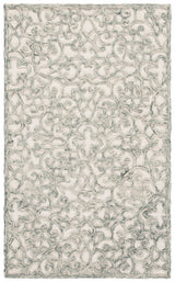 Safavieh Trace 3'-0" x 5'-0" Rug in Charcoal / Ivory