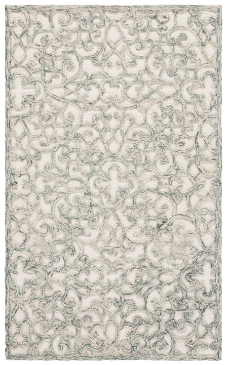 Safavieh Trace 3'-0" x 5'-0" Rug in Charcoal / Ivory