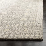 Safavieh Micro-Loop 5'-0" x 8'-0" Rug in Charcoal / Ivory