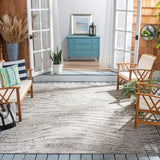 Safavieh Courtyard 8'-0" x 10'-0" Rug in Ivory / Grey