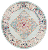 Safavieh Monaco 6'-7" x 6'-7" Rug in Ivory / Turquoise