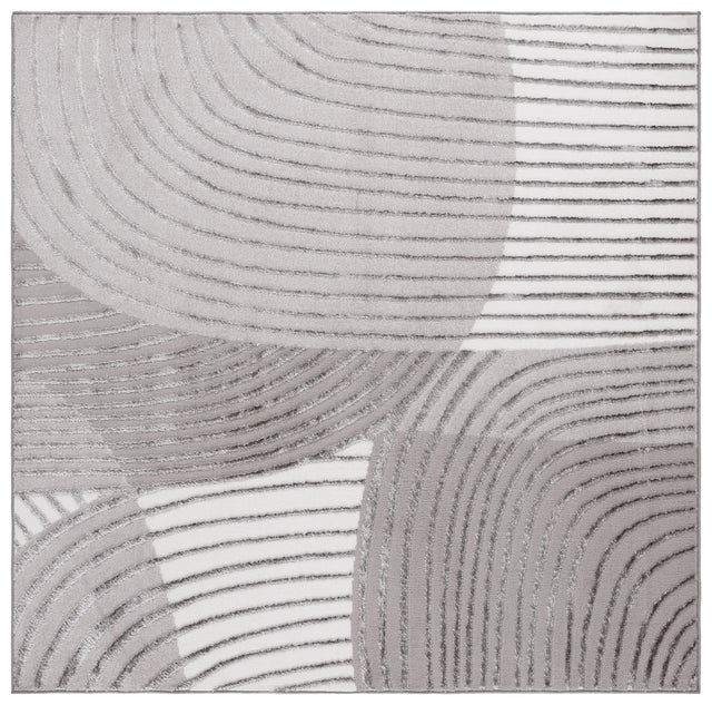 Safavieh Maya 6'-7" x 6'-7" Rug in Ivory / Grey