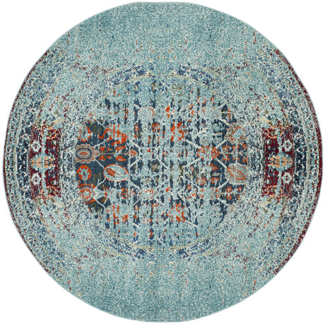 Safavieh Monaco 5'-0" x 5'-0" Rug in Blue / Multi