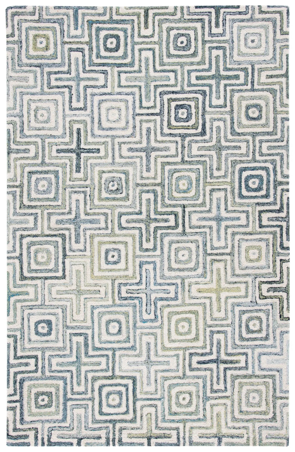 Safavieh Marquee 4'-0" x 6'-0" Rug in Ivory / Blue