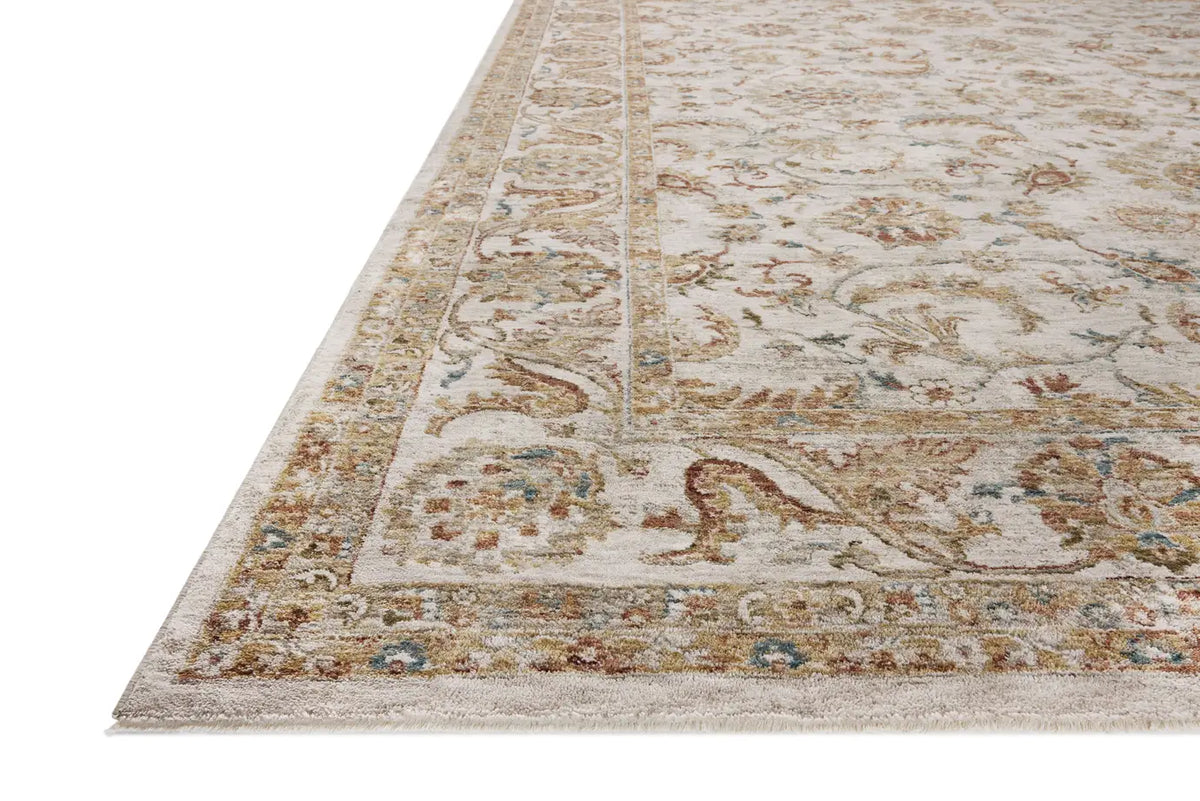 Loloi Gaia Gaa-04 Natural/Sunset Rug - rug corner