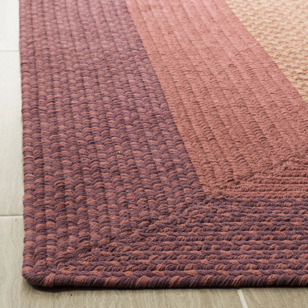 Safavieh Braided 5'-0" x 8'-0" Rug in Multi