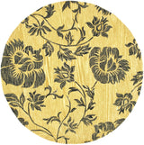 Safavieh Soho 6'-0" x 6'-0" Rug in Gold / Black