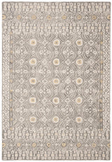 Safavieh Micro-Loop 4'-0" x 6'-0" Rug in Charcoal / Ivory