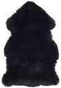 Safavieh Sheep Skin 2'-0" x 3'-0" Rug in Midnight Black