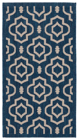 Safavieh Courtyard 2'-0" x 3'-7" Rug in Navy / Beige