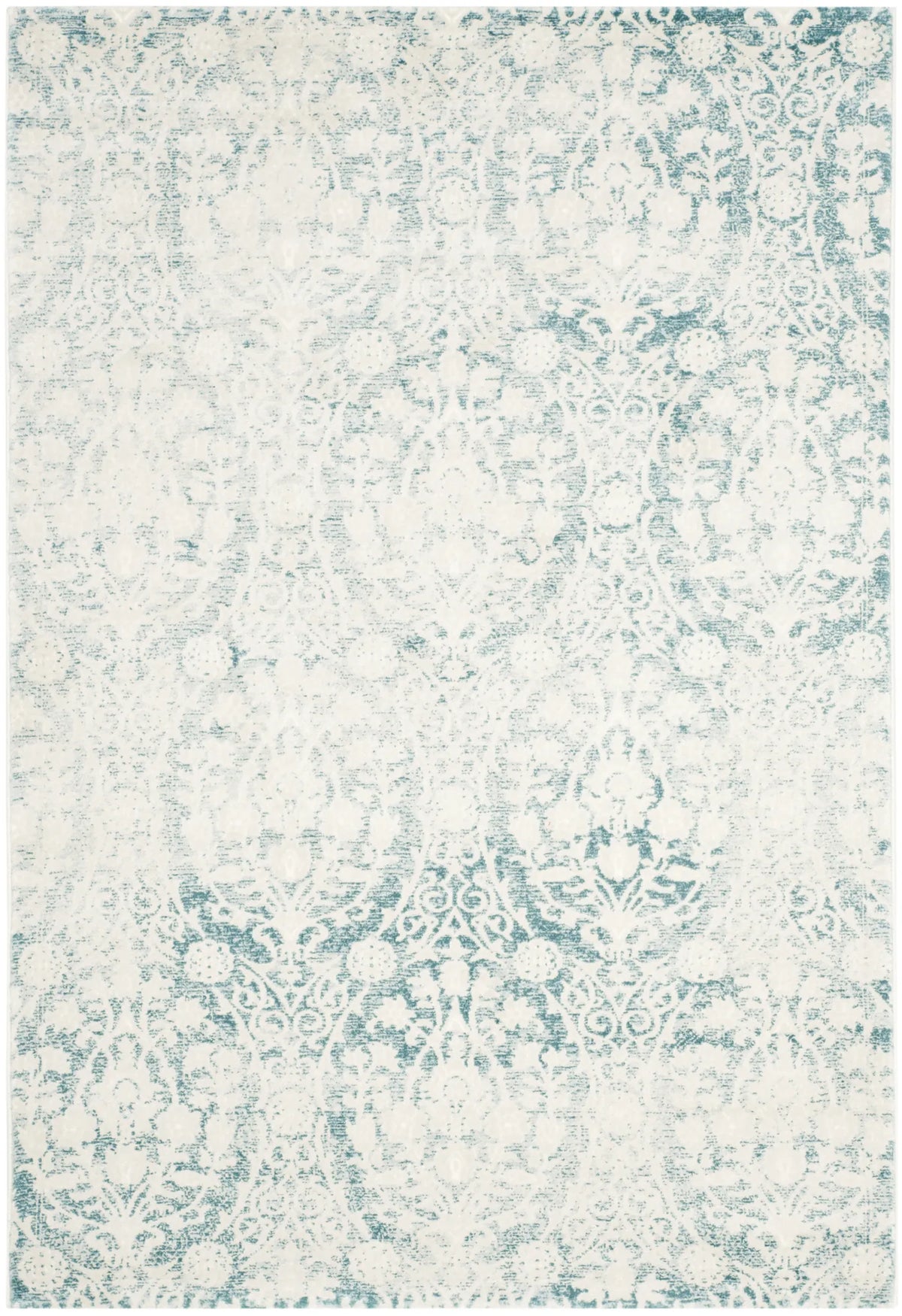 Safavieh Passion 4'-0" x 5'-7" Rug in Turquoise / Ivory