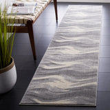 Safavieh Jasper 100 2'-0" x 9'-0" Rug in Grey / Ivory
