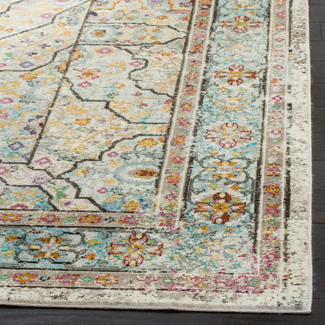 Safavieh Aria 5'-0" x 6'-7" Rug in Cream / Blue