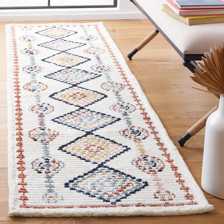 Safavieh Marrakesh 2'-2" x 8'-0" Rug in Ivory / Multi
