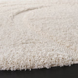 Safavieh Florida Shag 10'-0" x 10'-0" Rug in Creme / Creme