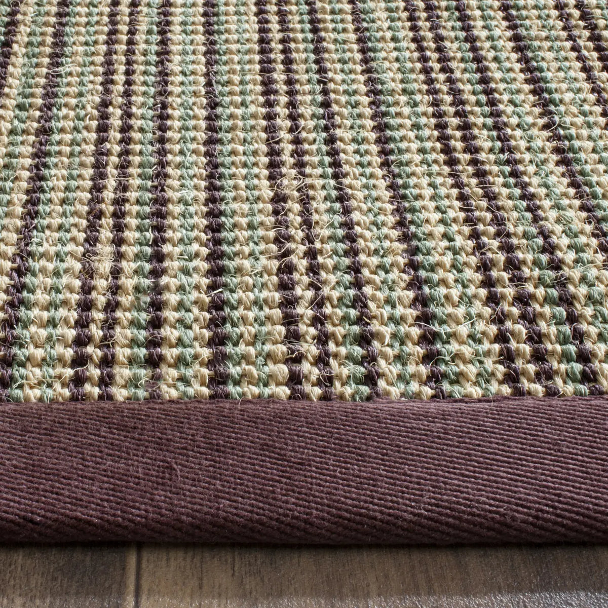 Safavieh Natural Fiber 2'-6" x 12'-0" Rug in Blue / Purple