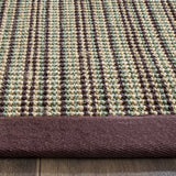 Safavieh Natural Fiber 2'-6" x 12'-0" Rug in Blue / Purple