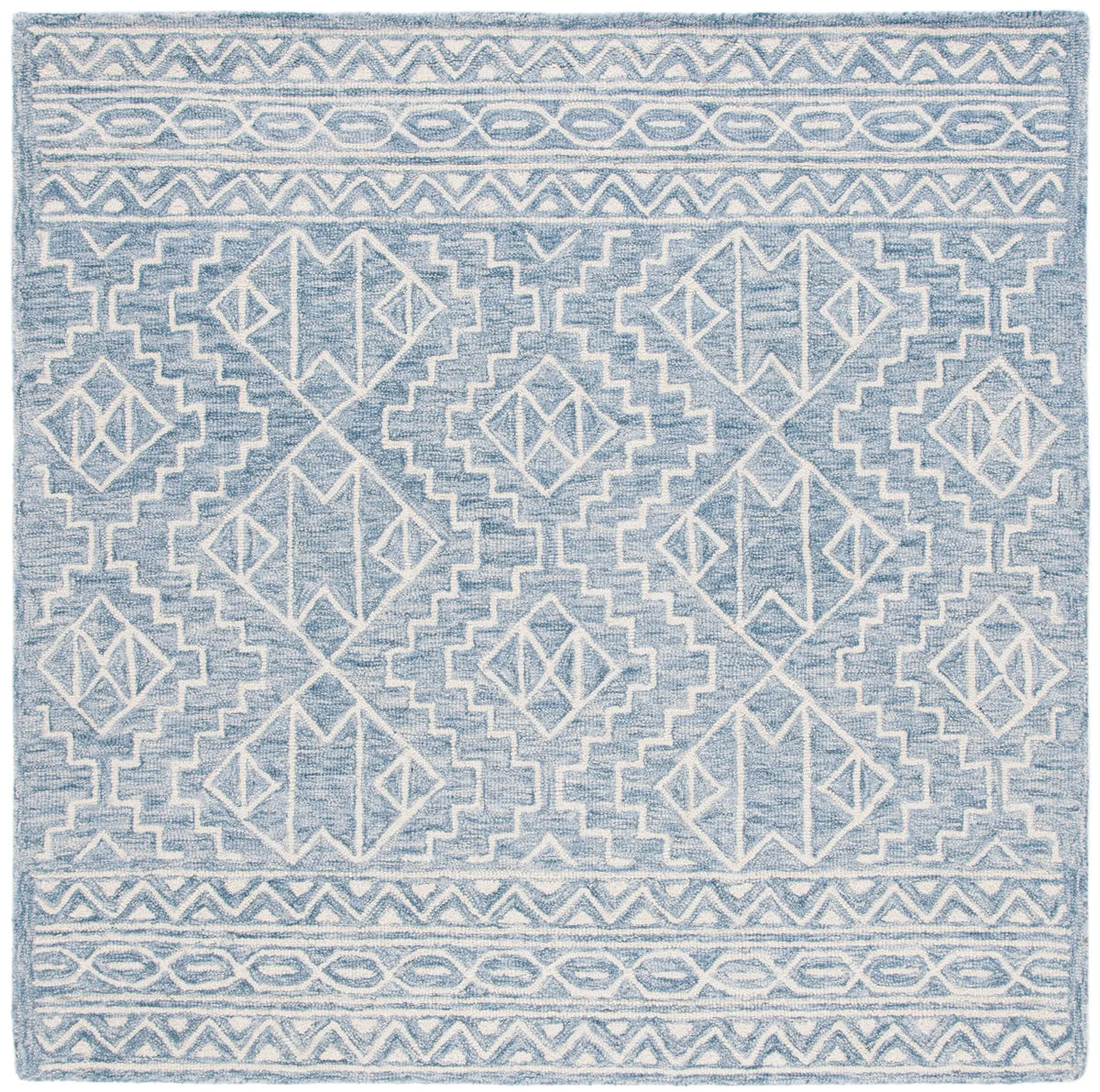 Safavieh Metro 6'-0" x 6'-0" Rug in Blue / Ivory