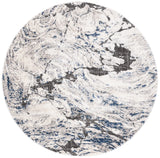Safavieh Petra 6'-7" x 6'-7" Rug in Ivory / Blue