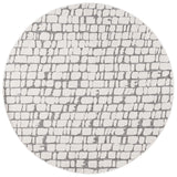 Safavieh Cabana 6'-7" x 6'-7" Rug in Ivory / Grey