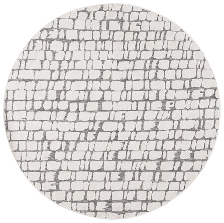 Safavieh Cabana 6'-7" x 6'-7" Rug in Ivory / Grey