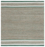 Safavieh Natural Fiber 6'-0" x 6'-0" Rug in Natural / Green