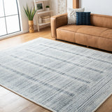 Safavieh Metro 6'-0" x 9'-0" Rug in Light Grey / Ivory
