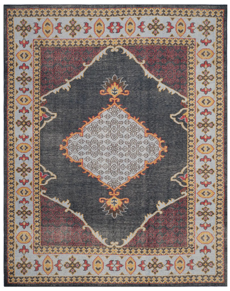 Safavieh Stone Wash 8'-0" x 10'-0" Rug in Blue / Multi