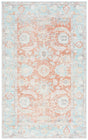 Safavieh Arizona 4'-0" x 6'-0" Rug in Turquoise / Rust