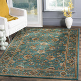 Safavieh Summit 4'-0" x 6'-0" Rug in Teal / Teal