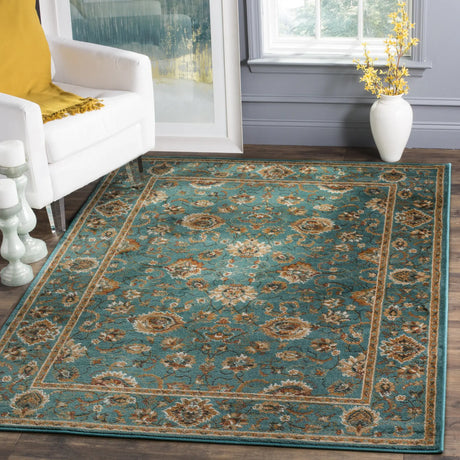 Safavieh Summit 4'-0" x 6'-0" Rug in Teal / Teal