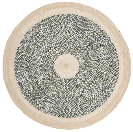 Safavieh Cape Cod 5'-0" x 5'-0" Rug in Green / Natural