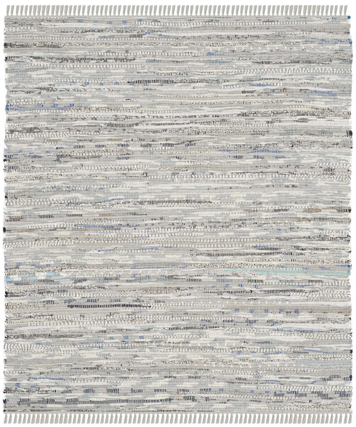 Safavieh Rag Rug 3'-0" x 3'-0" Rug in Grey