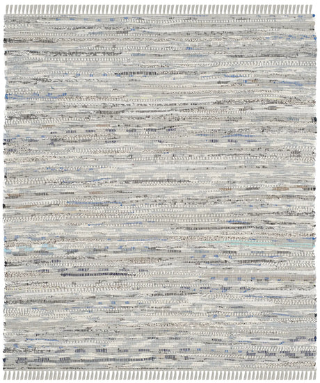 Safavieh Rag Rug 3'-0" x 3'-0" Rug in Grey