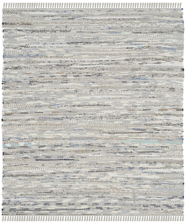 Safavieh Rag Rug 3'-0" x 3'-0" Rug in Grey