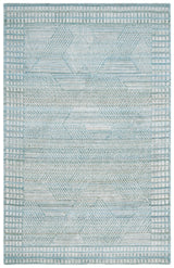 Safavieh Marquee 4'-0" x 6'-0" Rug in Turquoise / Grey
