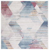 Safavieh Phoenix 500 6'-7" x 6'-7" Rug in Ivory / Blue
