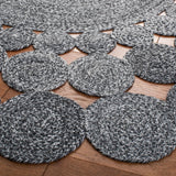 Safavieh Cape Cod 5'-0" x 5'-0" Rug in Charcoal