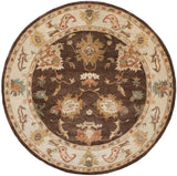 Safavieh Bergama 6'-0" x 6'-0" Rug in Brown / Ivory