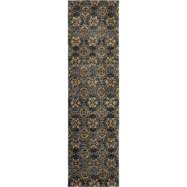 Oriental Weavers Sphinx Andorra 6883C Blue/Gold Rugs - runner