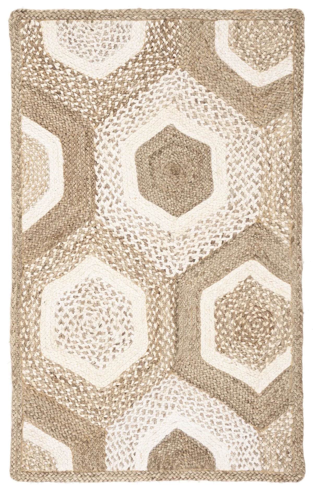 Safavieh Natural Fiber 3'-0" x 5'-0" Rug in Grey / Ivory