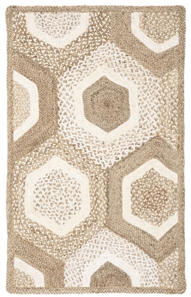 Safavieh Natural Fiber 3'-0" x 5'-0" Rug in Grey / Ivory