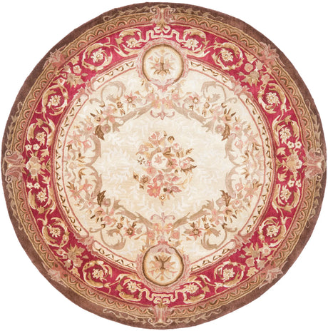 Safavieh Empire 6'-0" x 6'-0" Rug in Light Gold / Red