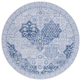 Safavieh Tucson 6'-0" x 6'-0" Rug in Grey / Navy