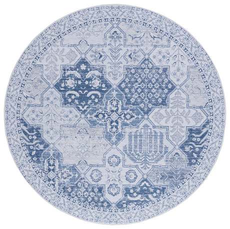 Safavieh Tucson 6'-0" x 6'-0" Rug in Grey / Navy
