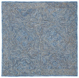 Safavieh Micro-Loop 5'-0" x 5'-0" Rug in Blue
